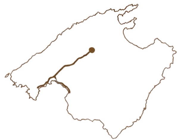 Mapa de ubicación de TERRA — Campanet, Mallorca